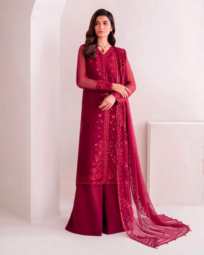Gulnaz Hand-Embroidered Kurta Palazzo Set